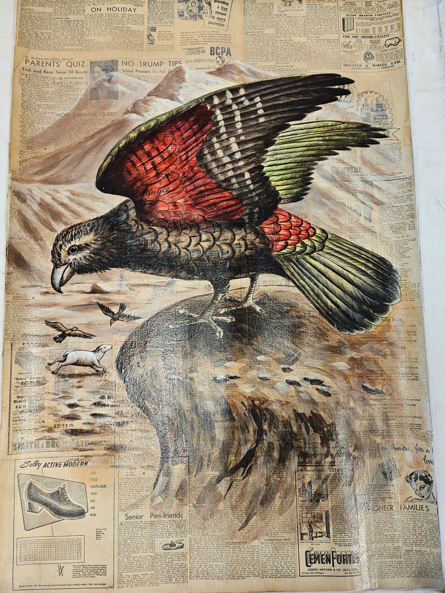 The Kea - Unframed 80CM X 100CM