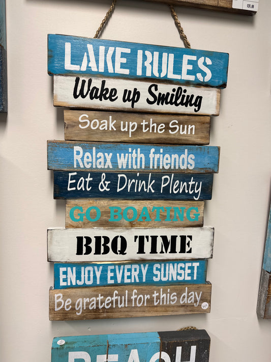 Lake Rules