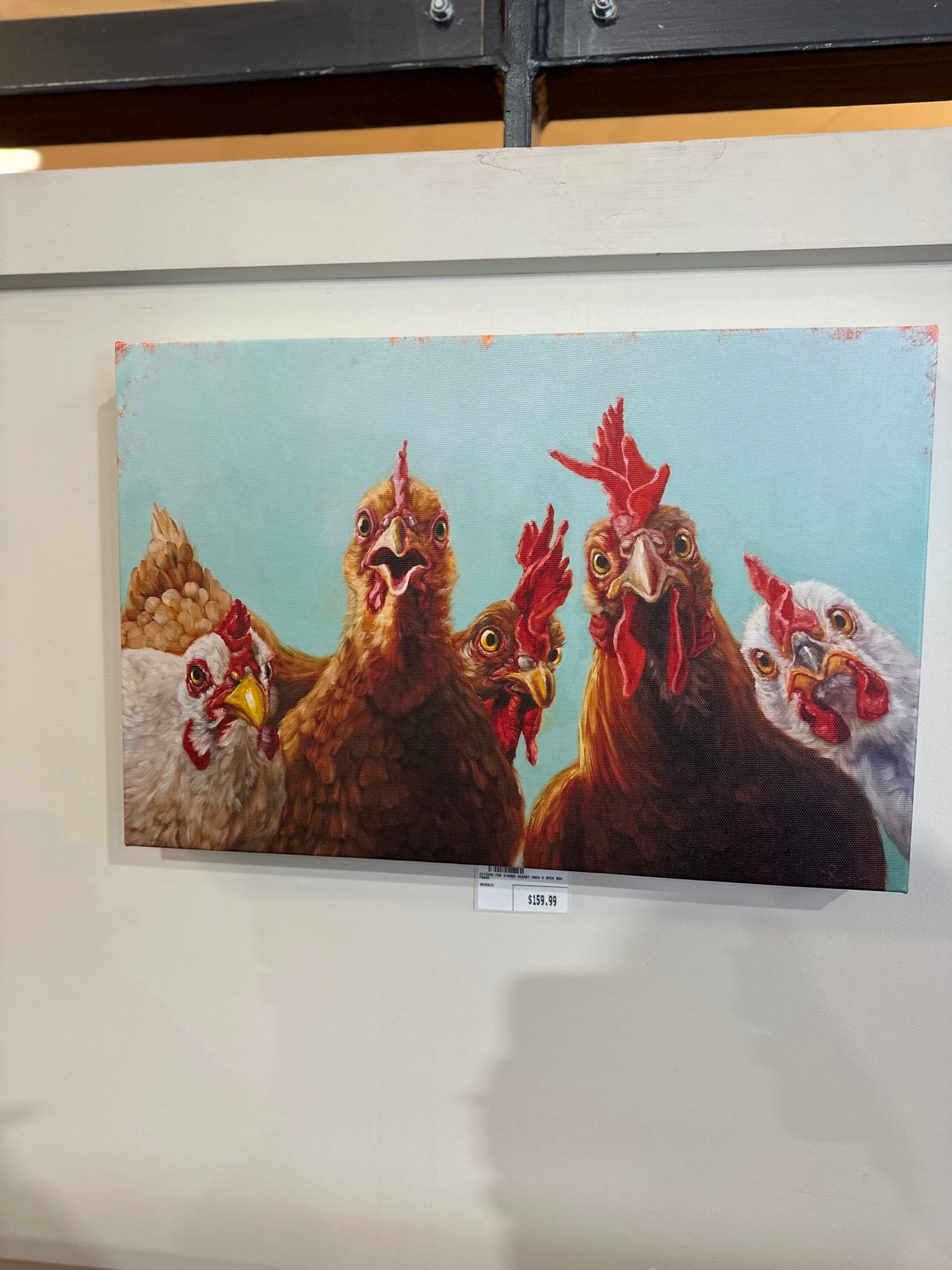 Chicken For Dinner 40CM X 27CM Box Frame