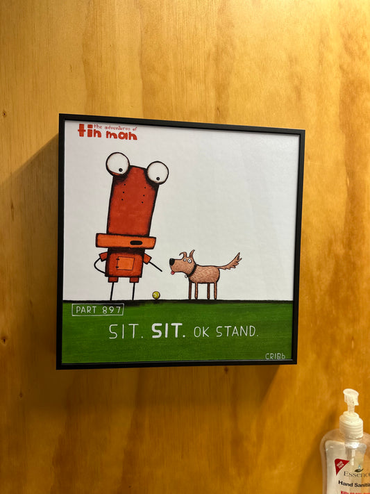 Sit Sit Stand 30CM X 30CM Box Frame