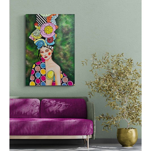 Tropical Lady 80CM X 120CM(H)