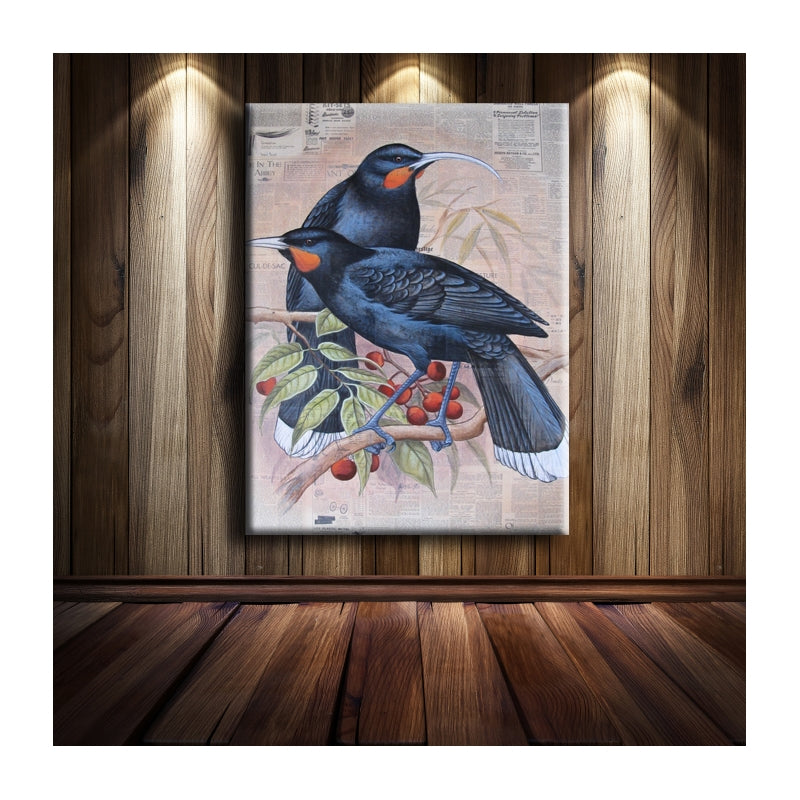 Huia Pair - Unframed 70CM X 110CM