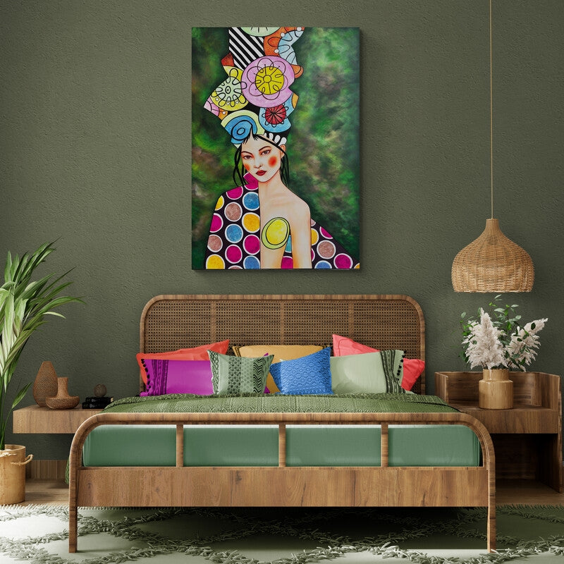 Tropical Lady 80CM X 120CM(H)