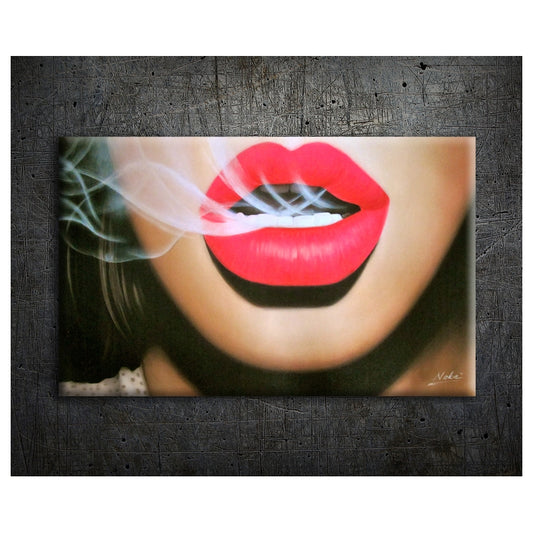 Smoking Hot - Unframed 80CM X 110CM