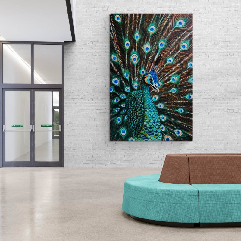 Green Peacock 80CM X 120CM(H)