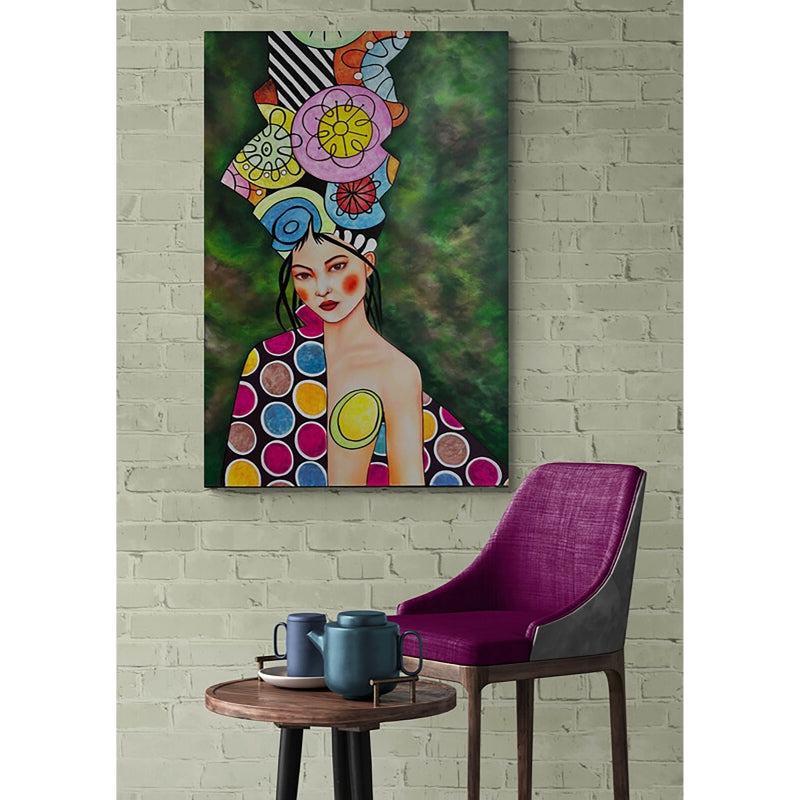 Tropical Lady 80CM X 120CM(H)