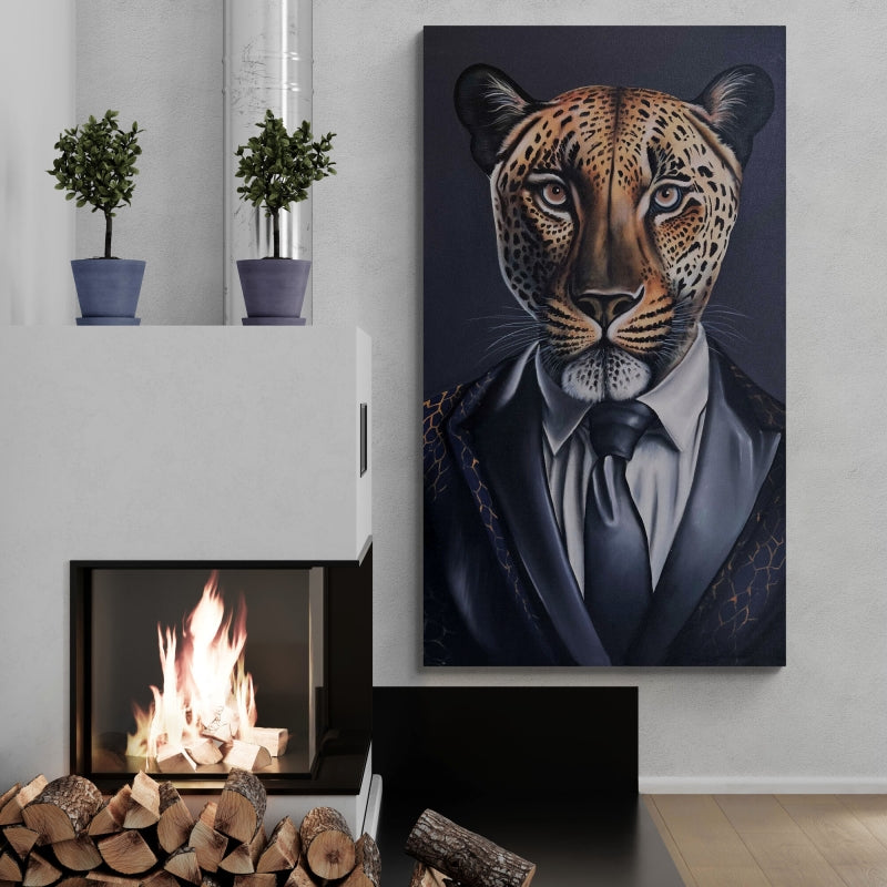 Sir Leopard 80CM X 140CM(H)