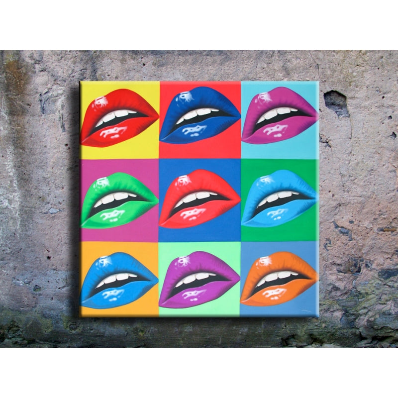 Lipstix - Unframed 80CM X 80CM